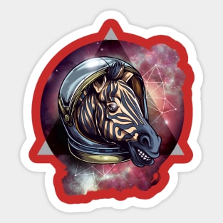 Cosmic Zebra Universal Traveler Sticker